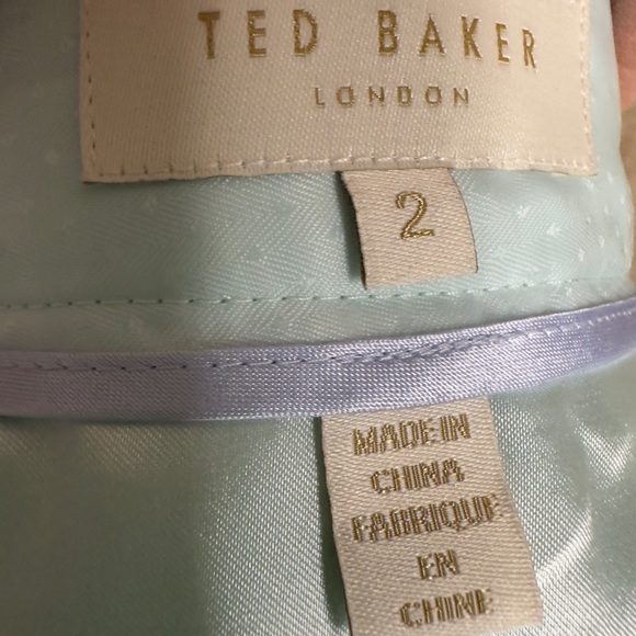 Ted Baker Floral Tee + Skirt Set, tee sz. 1, small skirt sz. 2, medium - Picture 2 of 14